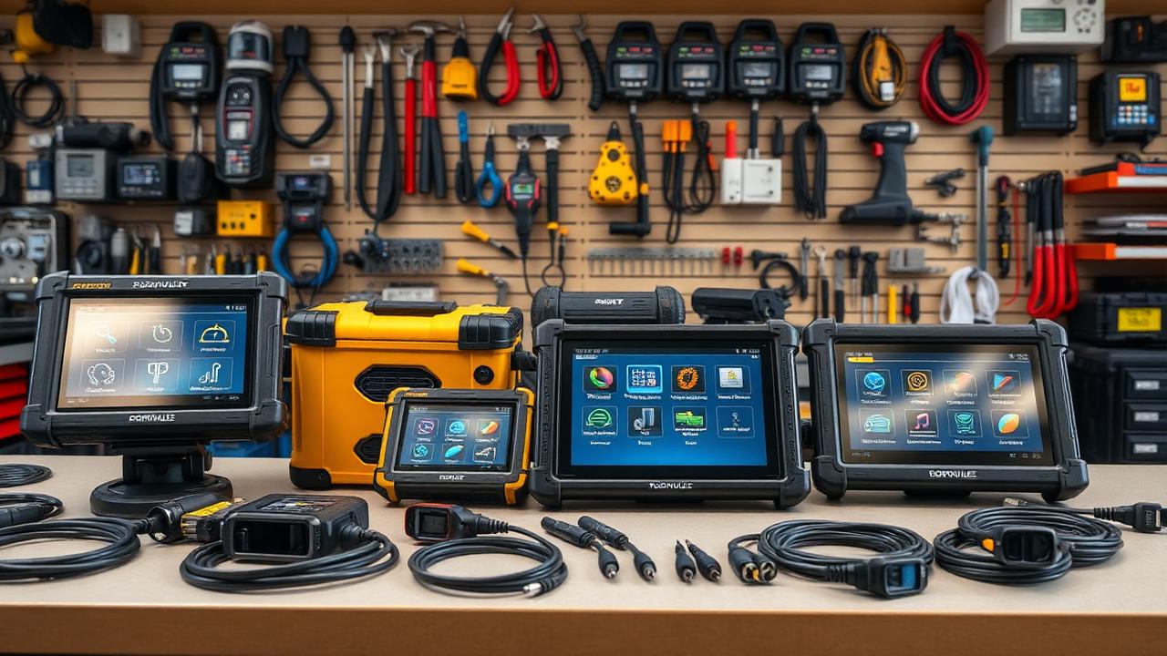 Professional heavy-duty truck diagnostic tools and interfaces for sale